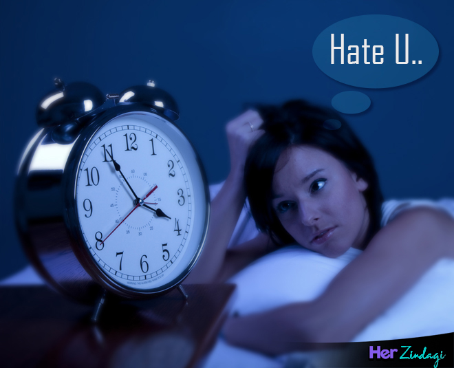 घड़ी मेरी सबसे बड़ी दुश्मन है! insomnia problem s
